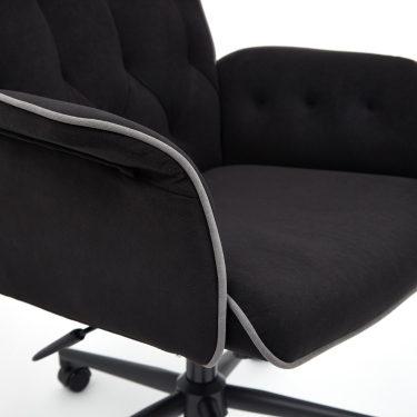 Кресло Tetchair MADRID флок , черный, 35