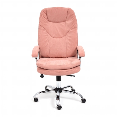 Кресло Tetchair SOFTY LUX флок , розовый, 137