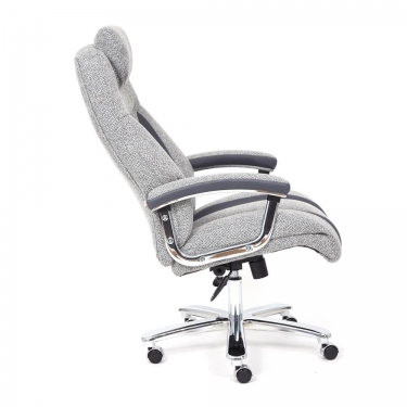 Кресло Tetchair TRUST ткань, серый/серый, MJ190-21/TW-12