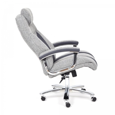 Кресло Tetchair TRUST ткань, серый/серый, MJ190-21/TW-12