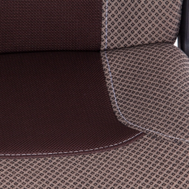 Кресло Tetchair PARMA ткань, темный бежевый/коричневый, 12 т/TW-24