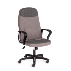 Кресло Tetchair ADVANCE ткань/кож/зам, серый, фостер 19/C 36