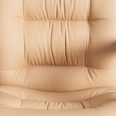 Кресло Tetchair СН9944 22 хром кож/зам, бежевый, 36-34