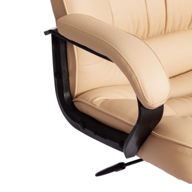Кресло Tetchair СН9944 22 хром кож/зам, бежевый, 36-34