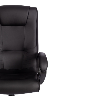 Кресло Tetchair MAXIMA Хром 22 кож/зам, черный, 36-6