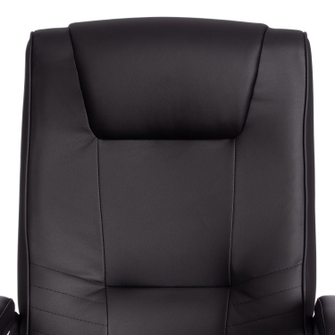 Кресло Tetchair MAXIMA Хром 22 кож/зам, черный, 36-6