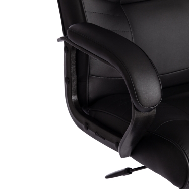 Кресло Tetchair MAXIMA Хром 22 кож/зам, черный, 36-6