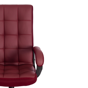 Кресло Tetchair TRENDY 22 кож/зам/ткань, бордо/бордо, 36-7/13