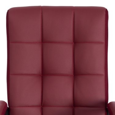 Кресло Tetchair TRENDY 22 кож/зам/ткань, бордо/бордо, 36-7/13