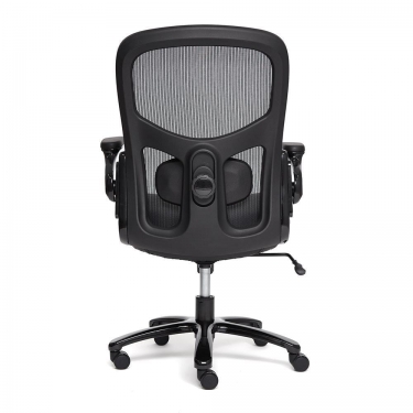 Кресло Tetchair BIG-1 сетка/рецикл. кожа, черный