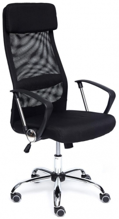 Кресло Tetchair PROFIT ткань, черный/черный