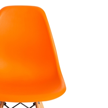 Стул Tetchair CINDY EAMES mod. 001 Оранжевый/orange