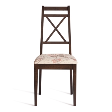 Стул Tetchair Picasso PC-SC дерево гевея, 45х53х97см, Tobacco, ткань Прованс 11