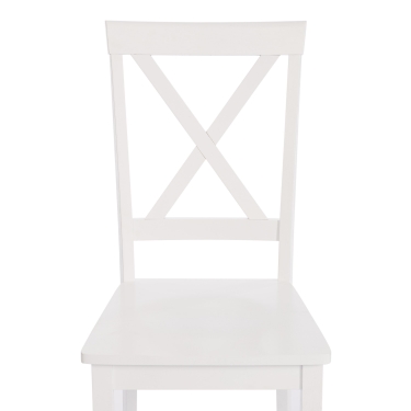 Стул Tetchair GOLFI Гольфи дерево гевея/мдф, 44x54x95, pure white 402