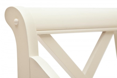 Скамейка Tetchair ALBIZZI Альбицци дерево гевея/мдф, 108х57х89 см, pure white 402