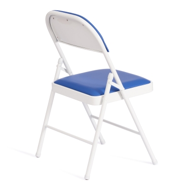 Стул складной Tetchair FOLDER mod. 032 каркас металл, сиденье/спинка экокожа, 415176см, синий