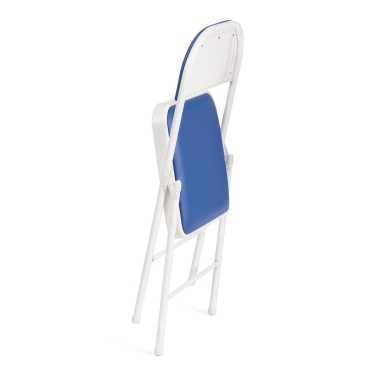 Стул складной Tetchair FOLDER mod. 032 каркас металл, сиденье/спинка экокожа, 415176см, синий