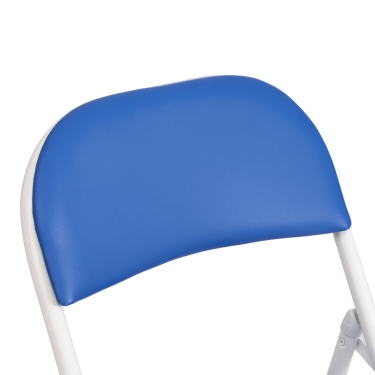 Стул складной Tetchair FOLDER mod. 032 каркас металл, сиденье/спинка экокожа, 415176см, синий