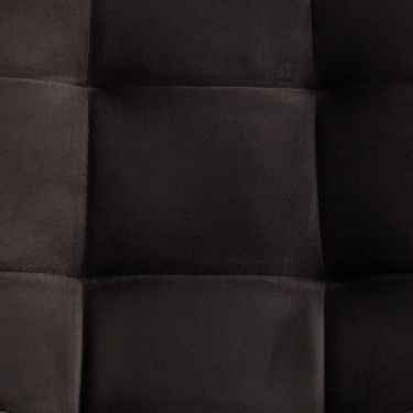 Стул полубарный Tetchair CHILLY mod. 7095пб ткань/металл, 53x44x94 см, высота до сиденья 66 см, темно-серый barkhat 14/черный