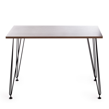 Стол Tetchair STAR ЛДСП/металл, 110х70х75 см, сонома топ/черные ножки