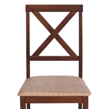 Обеденный комплект Tetchair Хадсон стол + 4 стула/ Hudson Dining Set cappuccino темный орех
