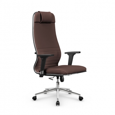 Кресло руководителя Метта Metta L 1m 38К2/2D Infinity Easy Clean MPES Комплект 10 Темно-коричневое