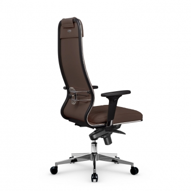 Кресло руководителя Метта Мetta L 1m 40M/2D Infinity Easy Clean MPES Комплект 3 Темно-коричневое