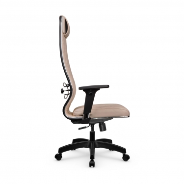 Кресло руководителя Метта Мetta L 1m 40M/2D Infinity Easy Clean MPES Комплект 6 Темно-бежевое