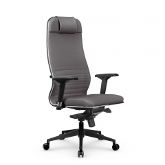 Кресло руководителя Метта Мetta L 1m 38K2/4D Infinity Easy Clean MPES Комплект 4 Серое