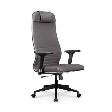 Кресло руководителя Метта Мetta L 1m 38K2/4D Infinity Easy Clean MPES Комплект 8 Серое