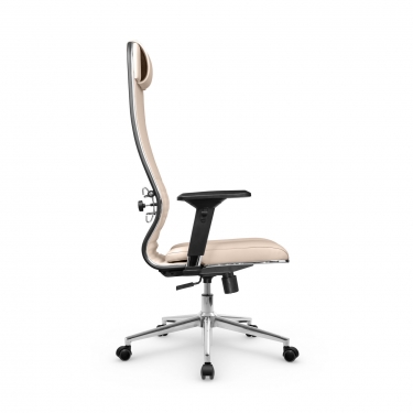 Кресло руководителя Метта Мetta L 1m 38K2/4D Infinity Easy Clean MPES Комплект 9 Молочное