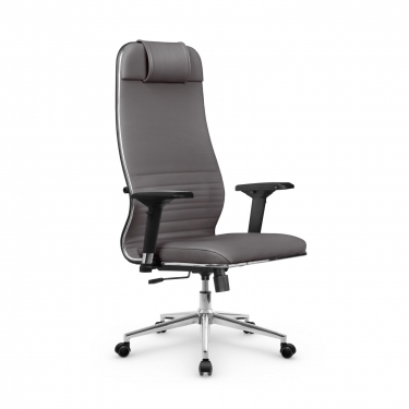 Кресло руководителя Метта Мetta L 1m 38K2/4D Infinity Easy Clean MPES Комплект 9 Серое