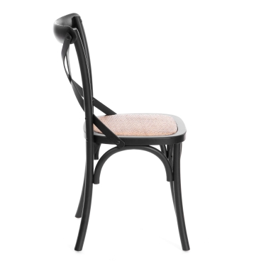 Стул Tetchair CROSS mod.CB2001 дерево береза, 49.553.587, черный
