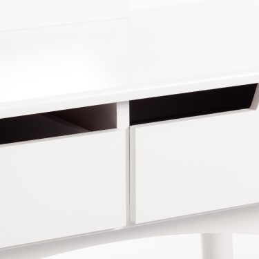 Стул Tetchair CT 8805 Fes с мягким сиденьем дерево гевея, 53,547,576,5см, античный белый, ткань бежевая FG22616-16