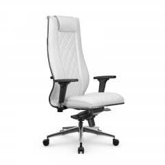 Кресло руководителя Метта Мetta L 1m 50M/2D Infinity Easy Clean MPES Комплект 2 Белое
