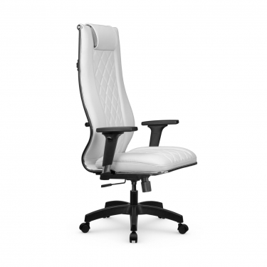 Кресло руководителя Метта Мetta L 1m 50M/2D Infinity Easy Clean MPES Комплект 4 Белое