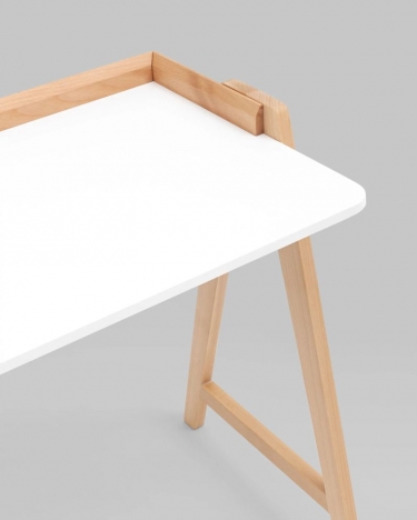 Стол письменный Stool Group Pyramid 11853 белый/светлое дерево