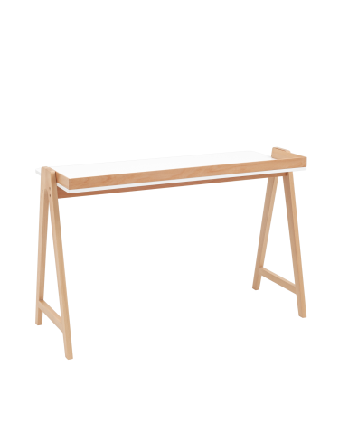 Стол письменный Stool Group Pyramid 11853 белый/светлое дерево