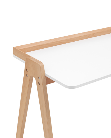 Стол письменный Stool Group Pyramid 11853 белый/светлое дерево