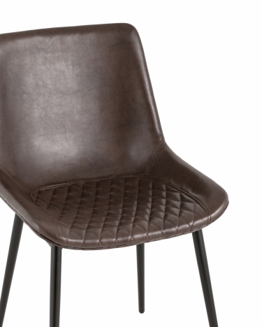Стул Stool Group Деймон экокожа Коричневый