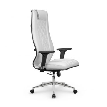 Кресло руководителя Метта Мetta L 1m 50M/2D Infinity Easy Clean MPES Комплект 9 Белое