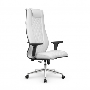 Кресло руководителя Метта Мetta L 1m 50M/2D Infinity Easy Clean MPES Комплект 9 Белое