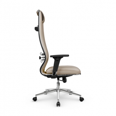 Кресло руководителя Метта Мetta L 1m 50M/2D Infinity Easy Clean MPES Комплект 9 Темно-бежевое