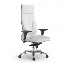 Кресло руководителя Метта Мetta L 1m 46/2D Infinity Easy Clean MPES Комплект 1 Белое