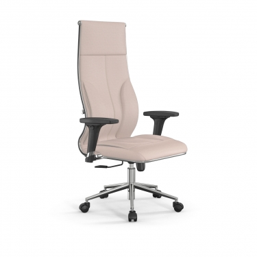Кресло руководителя Метта Мetta L 1m 46/2D Infinity Easy Clean MPES Комплект 8 Молочное