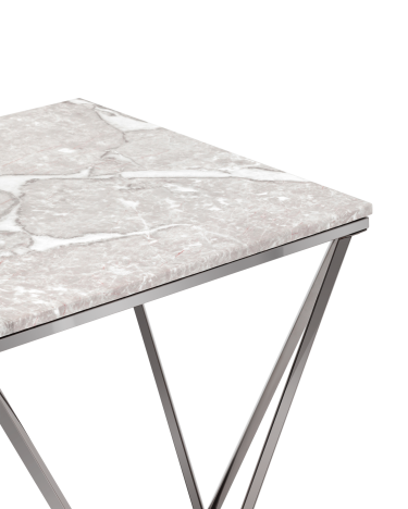Журнальный столик Stool Group Авалон 6161 black Серый мрамор