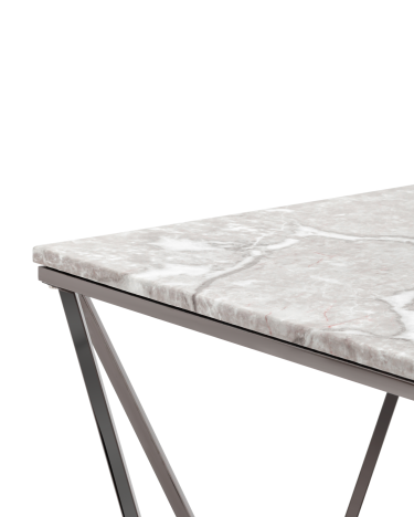 Журнальный столик Stool Group Авалон 6161 black Серый мрамор