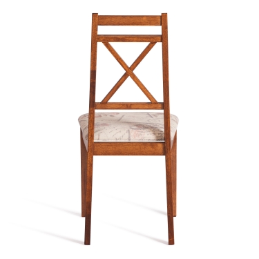 Стул Tetchair Picasso PC-SC дерево гевея, 45х53х97см, MAF Brown, ткань Прованс 11