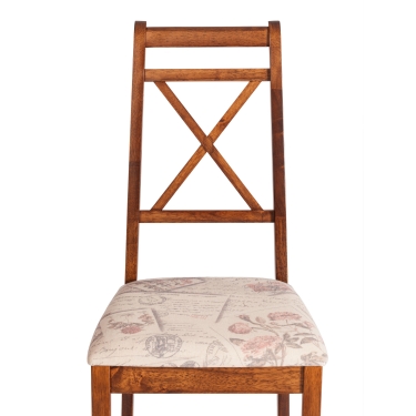 Стул Tetchair Picasso PC-SC дерево гевея, 45х53х97см, MAF Brown, ткань Прованс 11