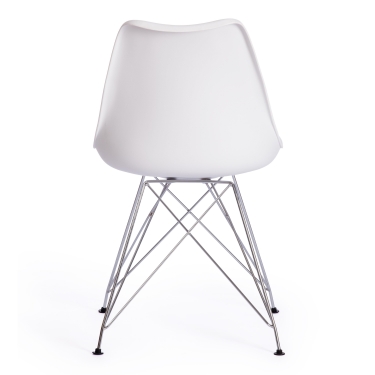 Стул Tetchair TULIP IRON CHAIR mod.EC-123 металл/пластик, 54,54883,5см, white белый